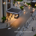 model miniature building model with led